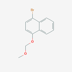 molecular formula C12H11BrO2 B6291862 1-Bromo-4-(methoxymethoxy)naphthalene CAS No. 70654-66-9