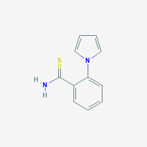 molecular formula C11H10N2S B062919 2-(Pyrrol-1-yl)thiobenzamide CAS No. 175277-82-4