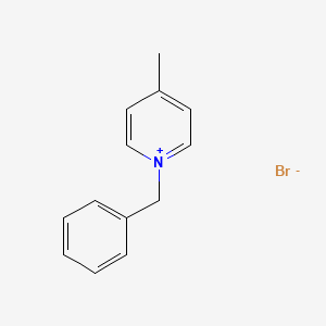 molecular formula C13H14BrN B6291901 N-Benzyl-4-methylpyridinium bromide, 98% CAS No. 57042-58-7