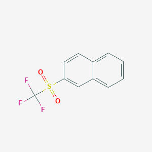 molecular formula C11H7F3O2S B6291918 2-(Trifluoromethylsulfonyl)naphthalene CAS No. 1357626-47-1