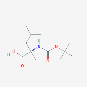 molecular formula C12H23NO4 B6291965 N-Boc-alpha-methyl-L-leucine (Boc-L-aMeLeu-OH) CAS No. 1149354-06-2