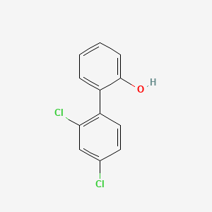 molecular formula C12H8Cl2O B6291970 2-(2,4-Dichlorophenyl)phenol, 95% CAS No. 666747-30-4