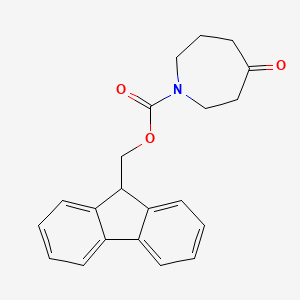 molecular formula C21H21NO3 B6292018 1-Fmoc-4-oxoazepane, 95% CAS No. 885954-56-3