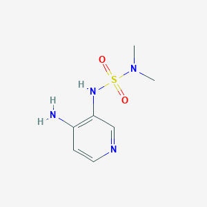 molecular formula C7H12N4O2S B6292019 4-Amino-3-(dimethylsulfamoylamino)pyridine CAS No. 885954-29-0