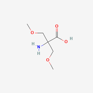 molecular formula C6H13NO4 B6292026 2-Amino-3-methoxy-2-methoxymethylpropionic acid CAS No. 885953-46-8