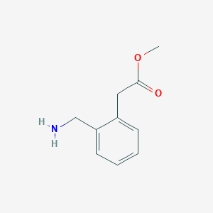 molecular formula C10H13NO2 B6292038 Methyl (2-aminomethyl-phenyl)-acetate CAS No. 749832-15-3