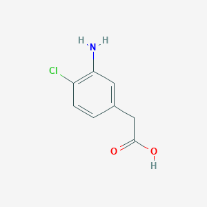 3-Amino-4-chlorophenylacetic acid