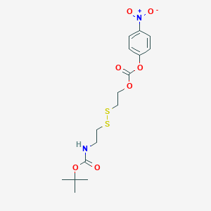 molecular formula C16H22N2O7S2 B6292174 Boc-NH-SS-OpNC CAS No. 2040301-00-4