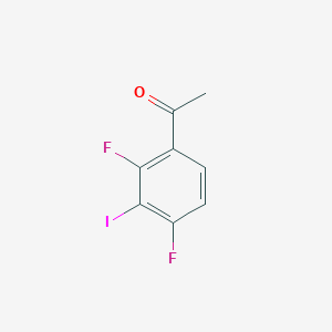molecular formula C8H5F2IO B6292217 1-(2,4-Difluoro-3-iodophenyl)ethanone CAS No. 2383443-66-9