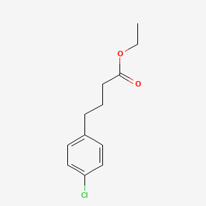molecular formula C12H15ClO2 B6292249 4-(4-Chlorophenyl)butyric acid ethyl ester, 97% CAS No. 3435-98-1