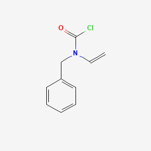 molecular formula C10H10ClNO B6292258 N-(Benzyl)-N-(vinyl)-carbamoyl chloride, 97% CAS No. 52884-88-5