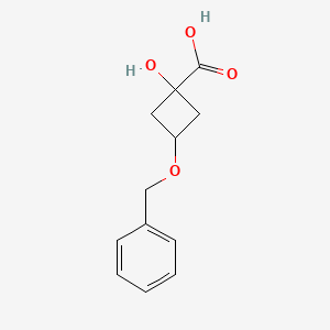 cis-3-Benzyloxy-1-hydroxy-cyclobutanecarboxylic acid