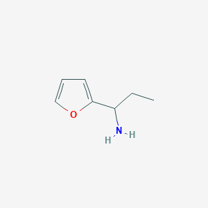 molecular formula C7H11NO B6292270 1-(2-Furyl)propan-1-amine CAS No. 59915-99-0