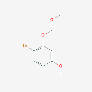 molecular formula C9H11BrO3 B6292318 1-Bromo-4-methoxy-2-(methoxymethoxy)benzene CAS No. 133730-24-2