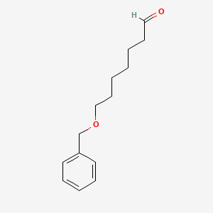 molecular formula C14H20O2 B6292391 7-Benzyloxyheptanal, 97% CAS No. 129649-05-4