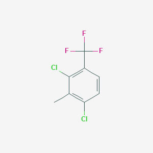 molecular formula C8H5Cl2F3 B6292399 2,6-Dichloro-3-(trifluoromethyl)toluene CAS No. 115571-64-7