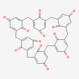 molecular formula C42H24O12 B6292416 Calix[6]quinone CAS No. 128223-44-9