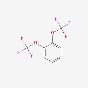 molecular formula C8H4F6O2 B6292465 1,2-Bis(trifluoromethoxy)benzene, 96% CAS No. 129644-61-7