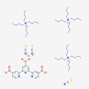 molecular formula C69H116N9O6RuS3 B6292492 N749 Black Dye, 85% CAS No. 359415-47-7