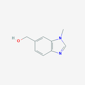 molecular formula C9H10N2O B062925 (1-methyl-1H-benzo[d]imidazol-6-yl)methanol CAS No. 181867-18-5