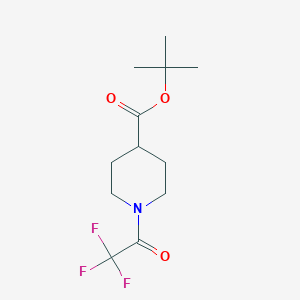 tert-Butyl 1-(2,2,2-trifluoroacetyl)piperidine-4-carboxylate