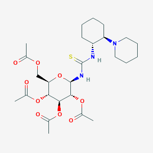 N-[(1R,2R)-2-(1-Piperidinylamino)cyclohexyl]-N'-(2,3,4,6-tetra-O-acetyl-beta-D-glucopyranosyl)thiourea, 98%
