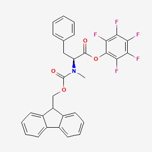 molecular formula C31H22F5NO4 B6292662 Fmoc-N-Me-Phe-OPfp CAS No. 2565792-51-8