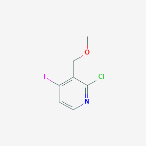 molecular formula C7H7ClINO B6292707 2-Chloro-4-iodo-3-(methoxymethyl)pyridine CAS No. 2643367-44-4