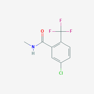 molecular formula C9H7ClF3NO B6292873 5-Chloro-N-methyl-2-(trifluoromethyl)benzamide CAS No. 2413441-28-6