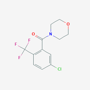 (5-Chloro-2-(trifluoromethyl)phenyl)(morpholino)methanone