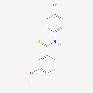 molecular formula C14H12BrNOS B6292899 N-(4-Bromophenyl)-3-methoxybenzothioamide CAS No. 2404733-83-9
