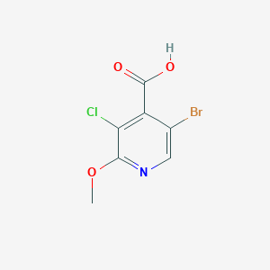 molecular formula C7H5BrClNO3 B6292912 5-Bromo-3-chloro-2-methoxyisonicotinic acid CAS No. 2404733-96-4