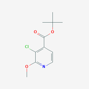 t-Butyl 3-chloro-2-methoxyisonicotinate
