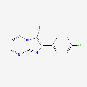 2-(4-Chlorophenyl)-3-iodoimidazo[1,2-a]pyrimidine