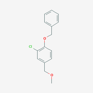 1-(Benzyloxy)-2-chloro-4-(methoxymethyl)benzene