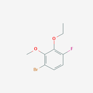 molecular formula C9H10BrFO2 B6293027 1-Bromo-3-ethoxy-4-fluoro-2-methoxybenzene CAS No. 2384557-49-5