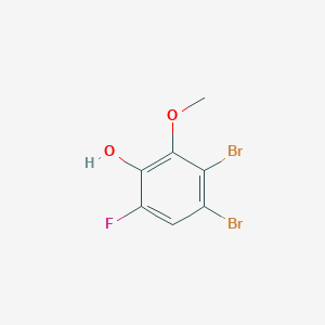 3,4-Dibromo-6-fluoro-2-methoxyphenol