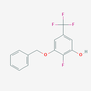 3-(Benzyloxy)-2-fluoro-5-(trifluoromethyl)phenol