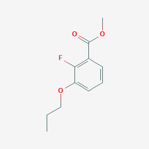 molecular formula C11H13FO3 B6293090 Methyl 2-fluoro-3-propoxybenzoate CAS No. 2404733-95-3