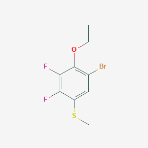 molecular formula C9H9BrF2OS B6293099 (5-Bromo-4-ethoxy-2,3-difluorophenyl)(methyl)sulfane CAS No. 2404734-17-2