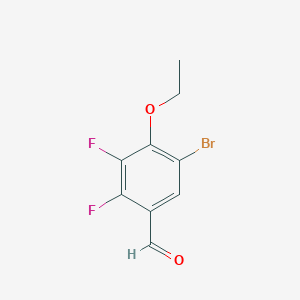 molecular formula C9H7BrF2O2 B6293105 5-Bromo-4-ethoxy-2,3-difluorobenzaldehyde CAS No. 2404734-01-4