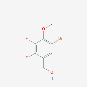 molecular formula C9H9BrF2O2 B6293130 (5-Bromo-4-ethoxy-2,3-difluorophenyl)methanol CAS No. 2404733-99-7
