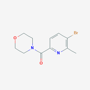 (5-Bromo-6-methylpyridin-2-yl)(morpholino)methanone