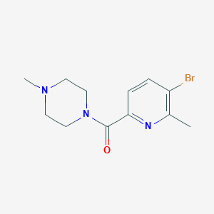 molecular formula C12H16BrN3O B6293188 (5-Bromo-6-methylpyridin-2-yl)(4-methylpiperazin-1-yl)methanone CAS No. 2404733-80-6