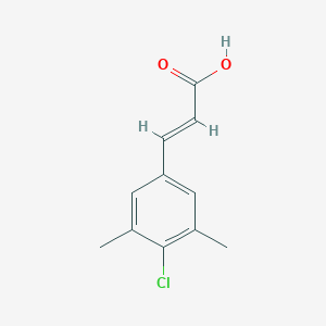 molecular formula C11H11ClO2 B6293220 (E)-3-(4-Chloro-3,5-dimethylphenyl)acrylic acid CAS No. 2387419-80-7