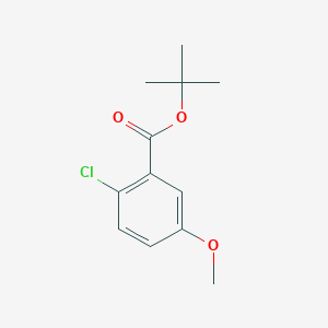 molecular formula C12H15ClO3 B6293227 tert-Butyl 2-chloro-5-methoxybenzoate CAS No. 2404733-60-2