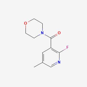 molecular formula C11H13FN2O2 B6293251 (2-氟-5-甲基吡啶-3-基)(吗啉代)甲酮 CAS No. 2404733-78-2