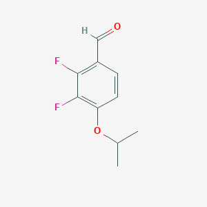 molecular formula C10H10F2O2 B6293265 2,3-Difluoro-4-isopropoxybenzaldehyde CAS No. 2404734-10-5