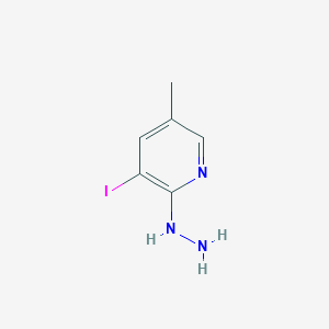molecular formula C6H8IN3 B6293343 2-Hydrazinyl-3-iodo-5-methylpyridine CAS No. 2379321-76-1