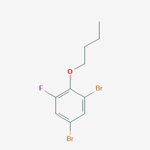 molecular formula C10H11Br2FO B6293346 1,5-Dibromo-2-butoxy-3-fluorobenzene CAS No. 2404733-64-6